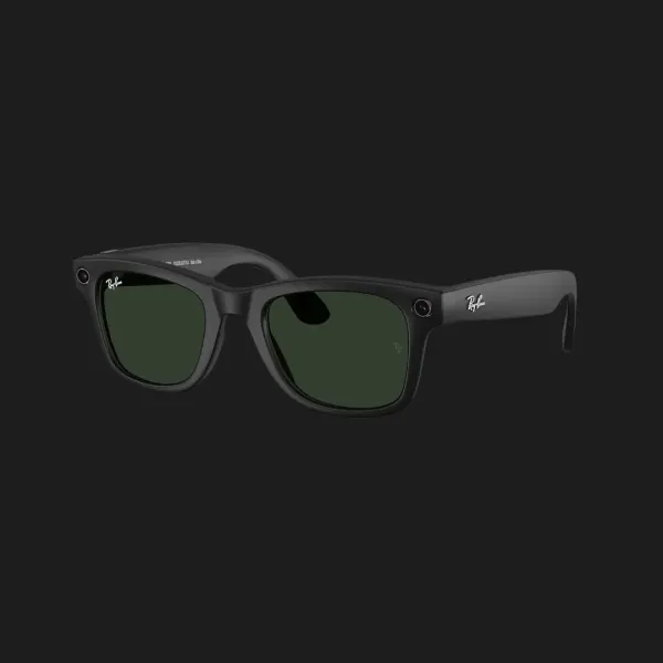 Смарт-окуляри Ray-Ban Meta Wayfarer Large Matte Black/Clear to Graphite Green Transitions (RW4008 601S1M 53-22) (L)