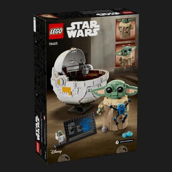 Конструктор LEGO Star Wars Ґроґу в повітряній колисці (75403)