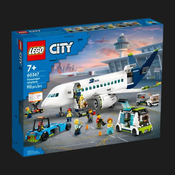 Конструктор LEGO City Пасажирський літак (60367)