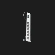 Мережевий фільтр Belkin 6хТип F, 3x1.5мм кв, 16А, з захистом від перенапруги, 2м (White)