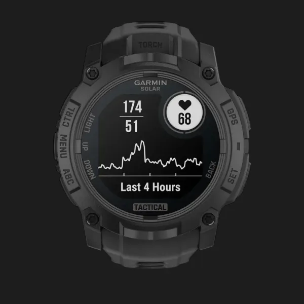 Garmin Instinct 3 50mm Solar Tactical Edition Black with Black Band