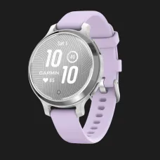 Garmin Lily 2 Active Silver with Purple Jasmine Silicone Band