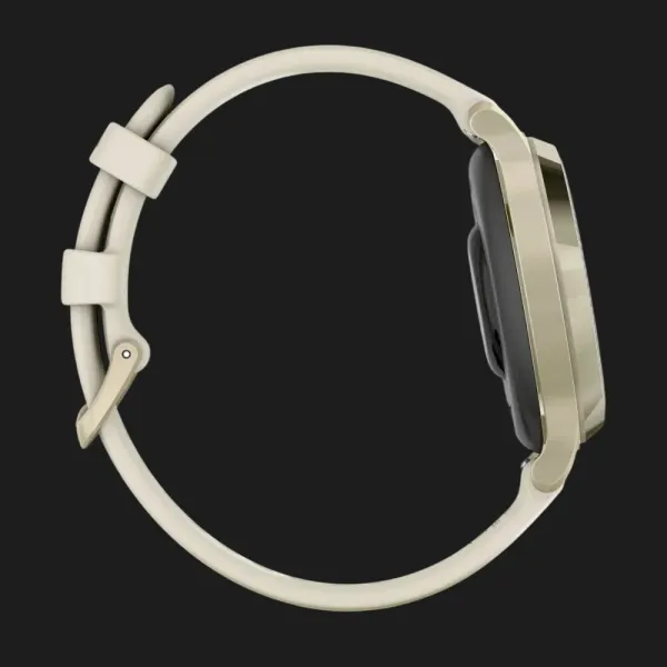Garmin Lily 2 Active Lunar Gold with Bone Silicone Band
