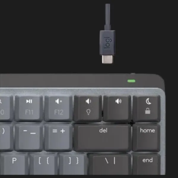 Клавіатура Logitech MX Mechanical Wireless Keyboard mini for Mac (Space Gray) (EU)