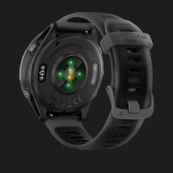 Garmin Forerunner 570 47mm Slate Gray Aluminum with Translucent Black/Black Band
