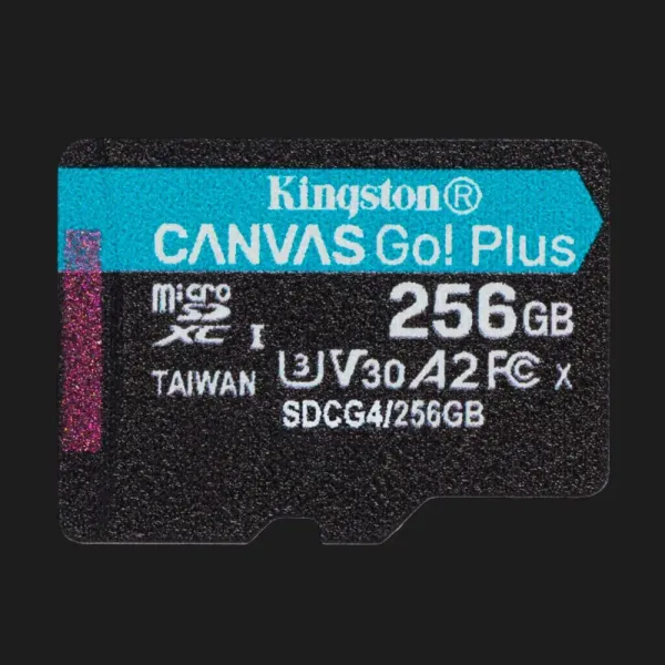 Карта пам'яті Kingston Canvas Go Plus 256GB (SDCG4/256GBSP)