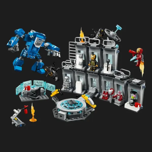 Конструктор LEGO Marvel Зал з костюмами Залізної Людини (76125)