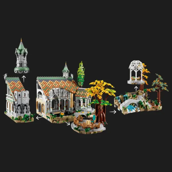 Конструктор LEGO Icons Володар перснів: Рівендел (10316)