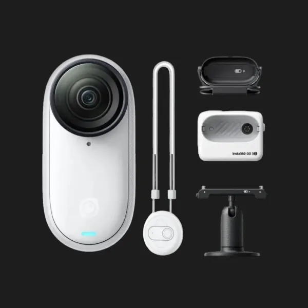 Екшн-камера Insta360 GO 3S 4K Standard Bundle 64GB (Arctic White)