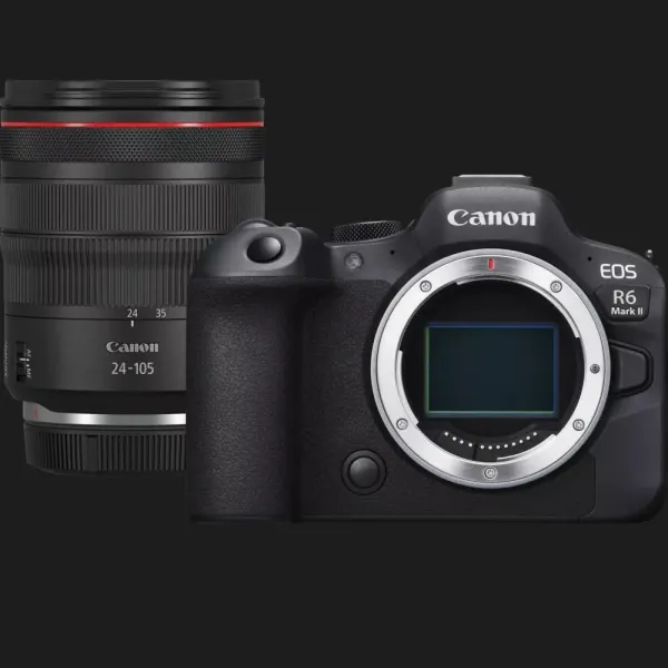 Цифровий фотоапарат Canon EOS R6 Mark II Kit 24-105mm L IS (5666C029) (Standard)