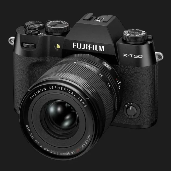 Цифровий фотоапарат Fujifilm X-T50 Kit 16-50mm f/2,8-4,8R LM WR (Black) (16828478) (Standard)