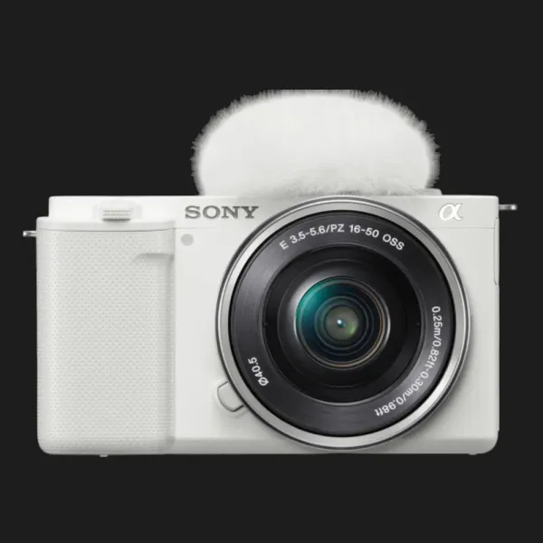 Цифровий фотоапарат Sony ZV-E10 Kit 16-50mm (White) (ILCZVE10LW.CEC) (Standard)
