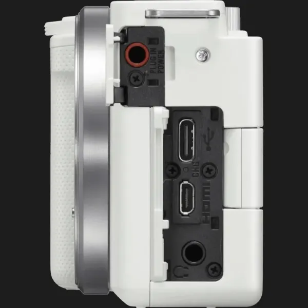 Цифровий фотоапарат Sony ZV-E10 Body (White) (ILCZVE10W.CEC) (Standard)