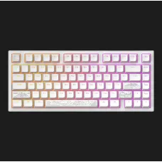Клавіатура ігрова Dark Project ALU81 Terra Nostra ENG/UA (White) (UA)