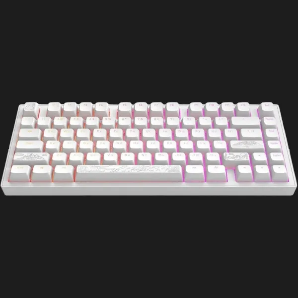 Клавіатура ігрова Dark Project ALU81 Terra Nostra ENG/UA (White) (UA)