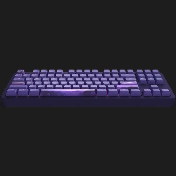 Клавіатура ігрова Dark Project ALU87 Celestial ENG/UA (Black/Dark Purple) (UA)