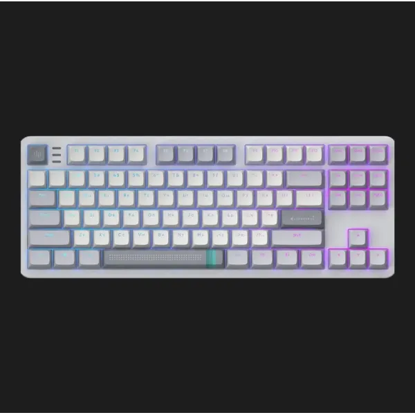 Клавіатура ігрова Dark Project ALU87 Daylight ENG/UA (White/Gray) (UA)