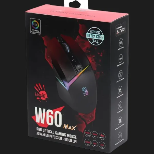 Ігрова миша Bloody W60 Max (Gradient Red) (UA)