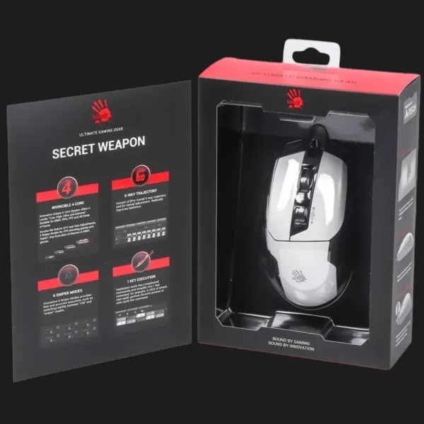 Ігрова миша Bloody W70 Max (Panda White) (UA)