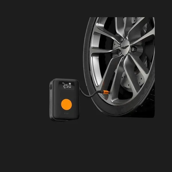 Автомобільний портативний компресор WIWU Portable Cordless Tire inflator Wi-AI003 (Black)