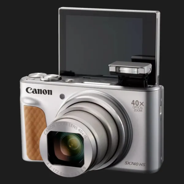 Компактний цифровий фотоапарат Canon PowerShot SX740 HS (Silver) (2956C012) (Standard)