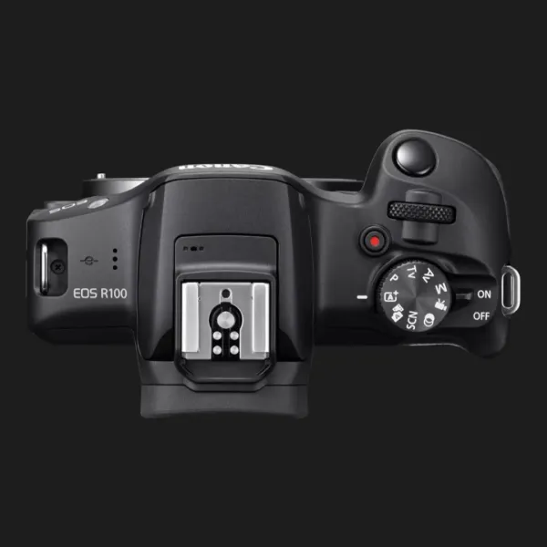 Цифровий фотоапарат Canon EOS R100 kit 18-45mm IS STM (6052C013) (Standard)