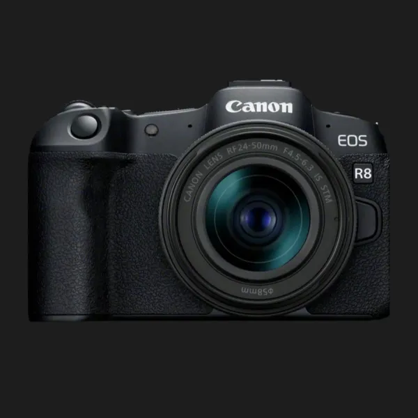 Цифровий фотоапарат Canon EOS R8 kit RF 24-50mm IS STM (Black) (5803C016) (Standard)