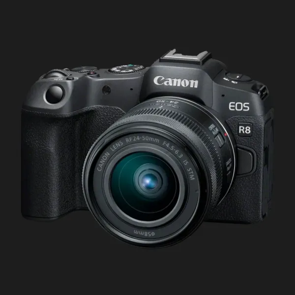 Цифровий фотоапарат Canon EOS R8 kit RF 24-50mm IS STM (Black) (5803C016) (Standard)