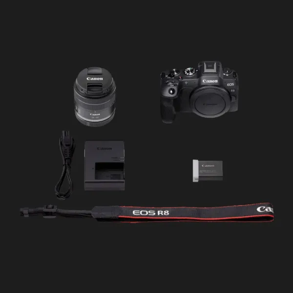 Цифровий фотоапарат Canon EOS R8 kit RF 24-50mm IS STM (Black) (5803C016) (Standard)