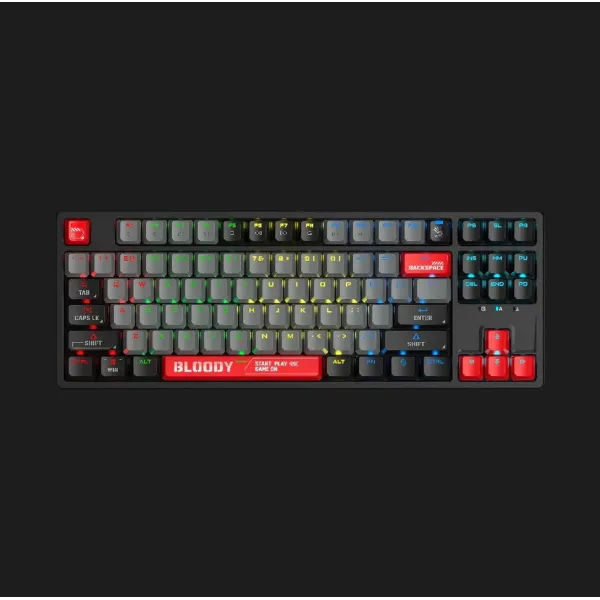 Клавіатура ігрова Bloody S87 (Energy Red) (UA)