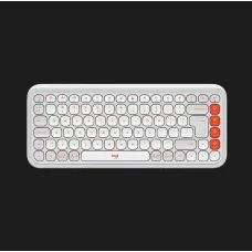 Клавіатура бездротова Logitech Pop Icon Keys (Off White) (UA)
