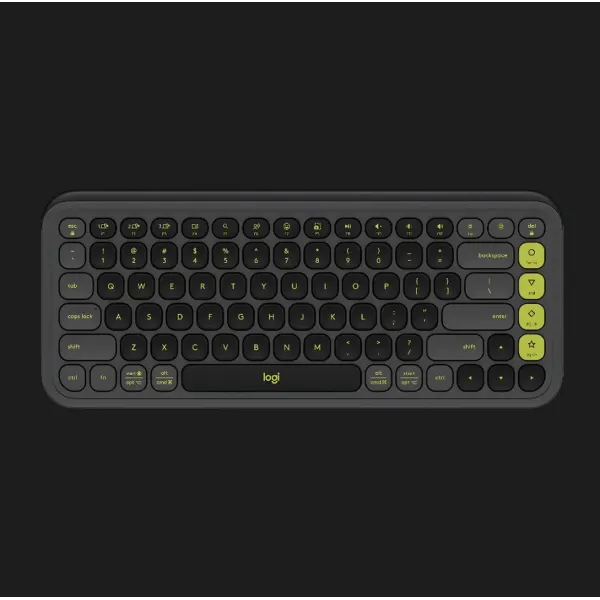 Клавіатура бездротова Logitech Pop Icon Keys (Graphite) (UA)