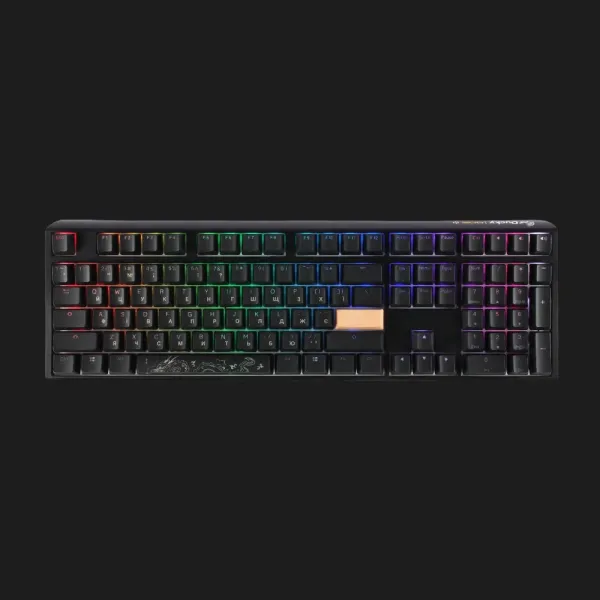 Клавіатура ігрова Ducky One 3 Cherry MX Silent red RGB (Black) (UA)