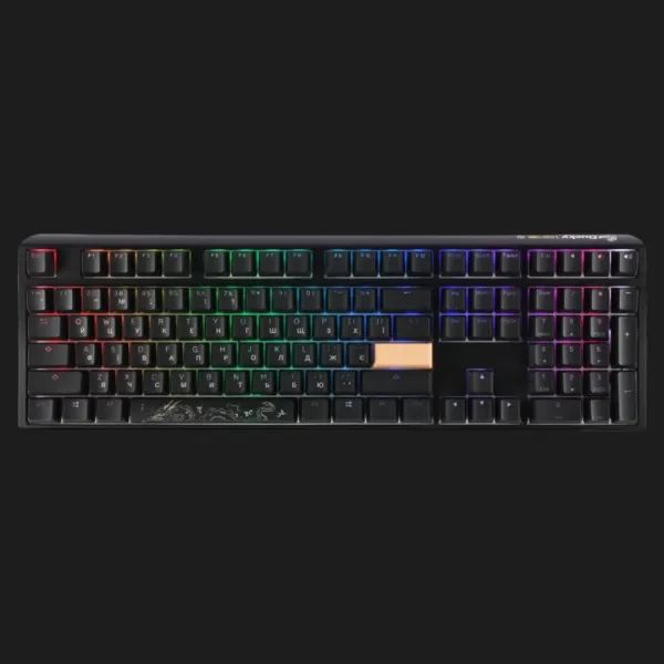 Клавіатура ігрова Ducky One 3 Cherry MX Speed silver RGB (Black) (UA)