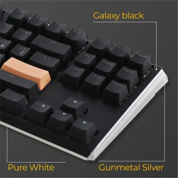 Клавіатура ігрова Ducky One 3 TKL Cherry MX Blue RGB (Black) (UA)