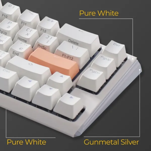 Клавіатура ігрова Ducky One 3 SF Cherry MX Brown RGB (White) (UA)