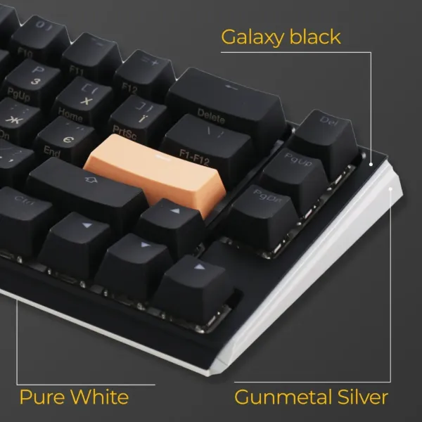 Клавіатура ігрова Ducky One 3 Mini Cherry MX Red RGB (Black) (UA)