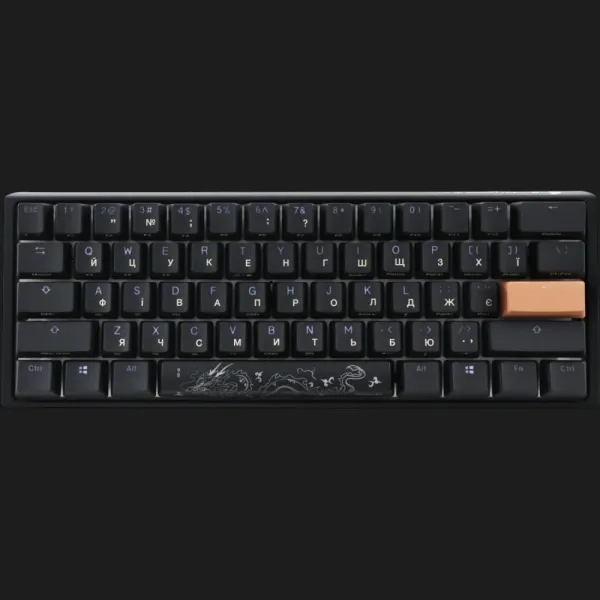 Клавіатура ігрова Ducky One 3 Mini Cherry MX Speed silver RGB (Black) (UA)