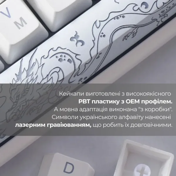 Клавіатура ігрова Ducky One 3 Mini Cherry MX Brown RGB (White) (UA)