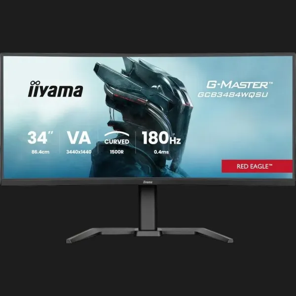 Монітор iiyama 34"VA 180Hz GCB3484WQSU-B1 (UA)