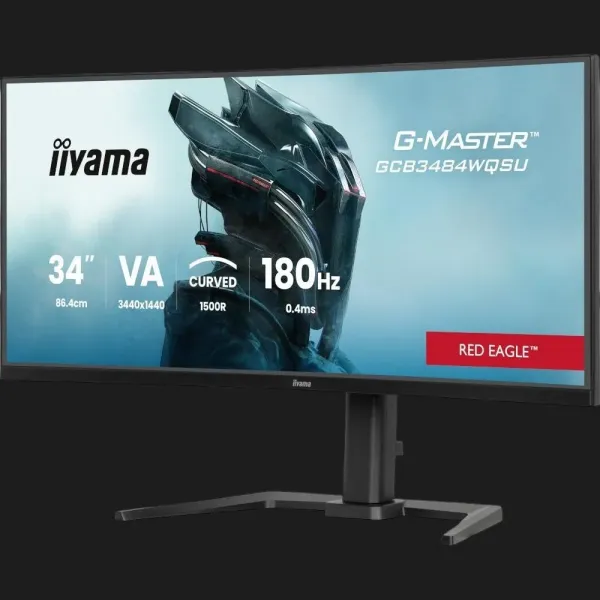 Монітор iiyama 34"VA 180Hz GCB3484WQSU-B1 (UA)