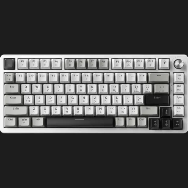 Ігрова клавіатура Gamepro Genesis Silverlight (White) (UA)