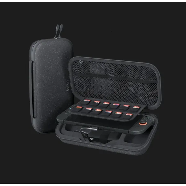 Чохол Belkin із акумулятором 10000мА для Nintendo Switch 2 (Charcoal) (ENA001hqCH-V2)