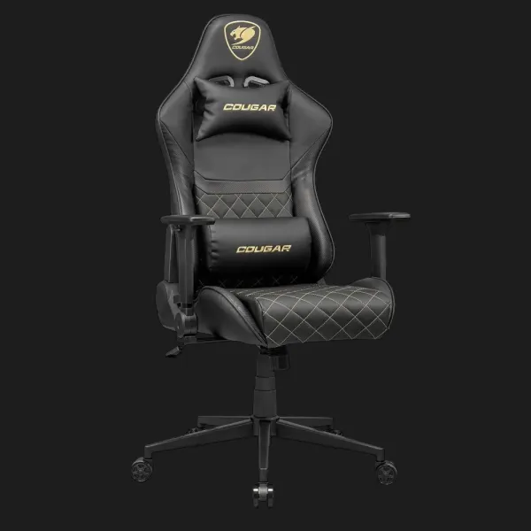 Крісло для геймерів Cougar Armor One V2 Gold (Black) (UA)