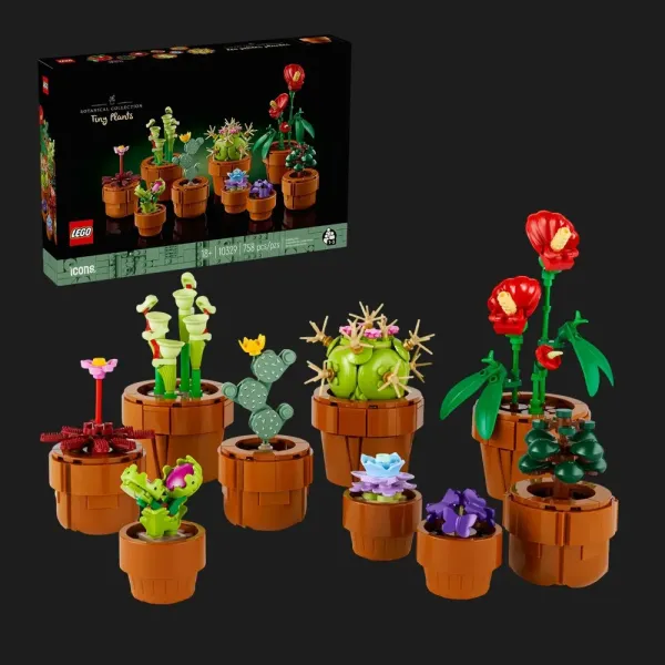 Конструктор LEGO Botanicals Мініатюрні рослини (10329)