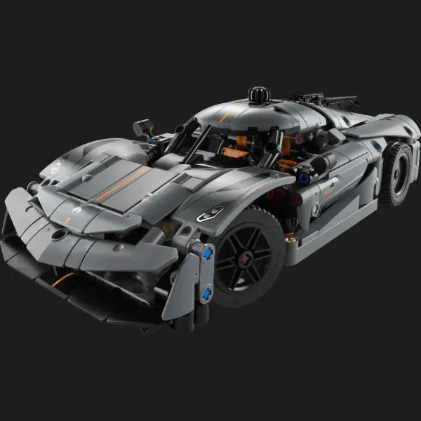 Конструктор LEGO Technic Koenigsegg Jesko Absolut — сірий гіперкар (42173)