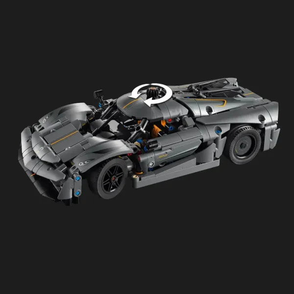 Конструктор LEGO Technic Koenigsegg Jesko Absolut — сірий гіперкар (42173)