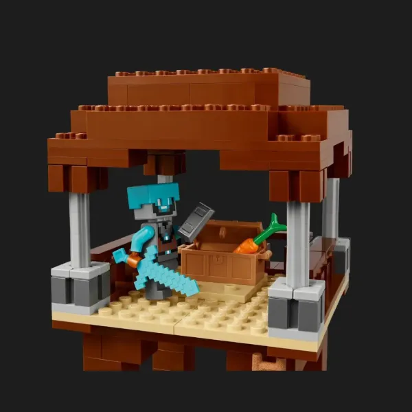 Конструктор LEGO Minecraft Аванпост розбійників та спустошувач (21278)