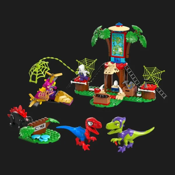 Конструктор LEGO Marvel Битва Павука та раптора Гоббі у штаб-будинку на дереві (11200)