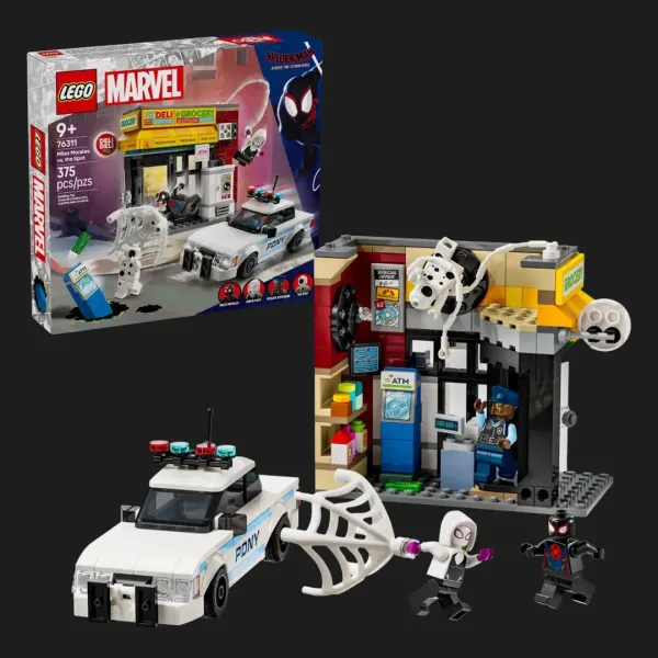 Конструктор LEGO Marvel Всесвіт-павук: Майлз Моралес проти Плями (76311)